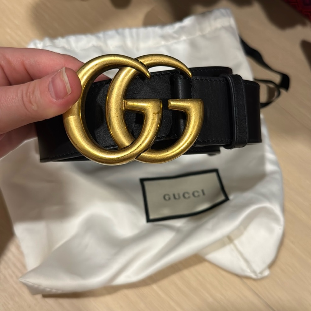 Gucci GG Marmont Wide Belt